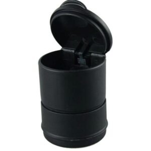 Black Plastic Ashtray